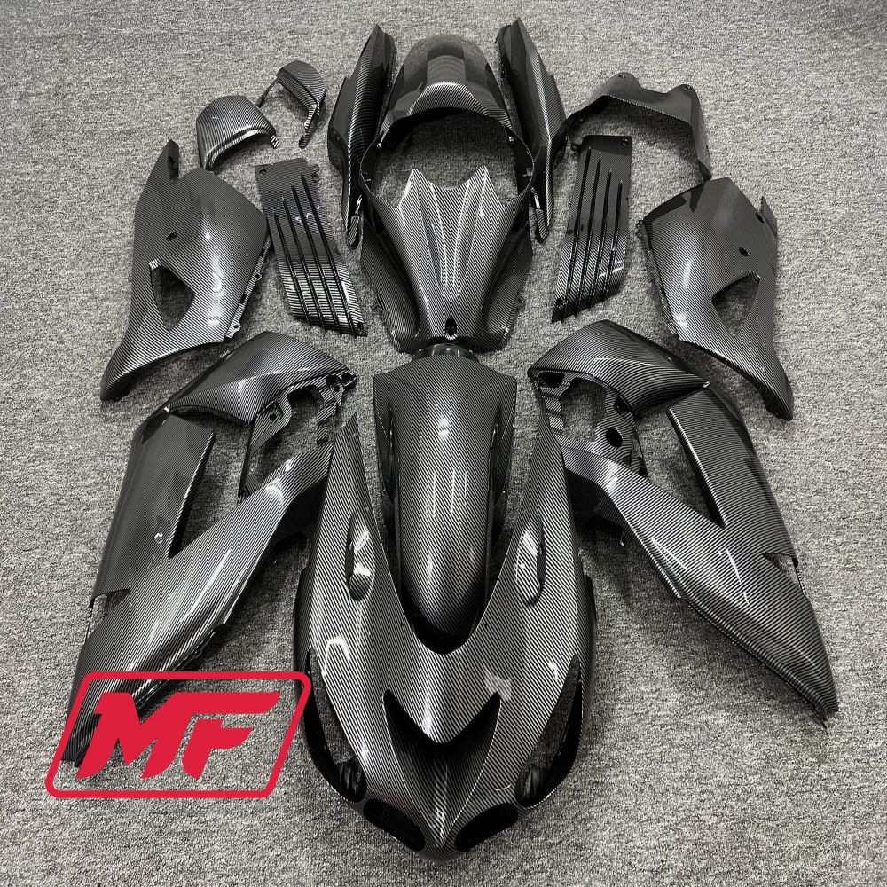 Monster Fairings Full Kit Kawasaki ZX-14R 06-11 Carbon Fiber Style
